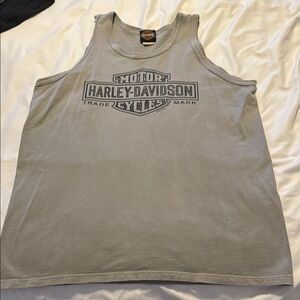 Harley-Davidson Gray Sleeveless Shirt